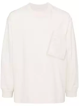 CROQUIS футболка свободного кроя с длинными рукавами, нейтральный цвет