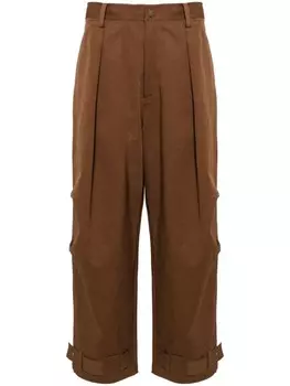 CROQUIS хлопковые брюки, коричневый