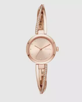 Crosswalk DKNY NY2831 розовые женские часы из стали DKNY, розовый