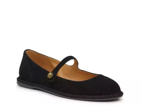 Crown Vintage Famela Mary Jane Flat, черный