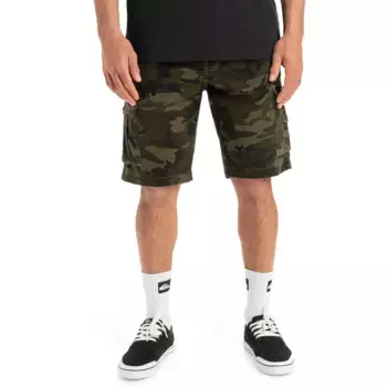 Crucial Battle 21" Quiksilver Мужские карго-бермудские шорты, зеленый