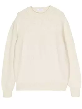 Cruciani джемпер с круглым вырезом, белый