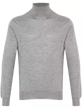 Cruciani меланжевый свитер, серый