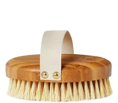 Crystallove Bamboo & Agave щетка для сухого массажа тела, 1 шт.