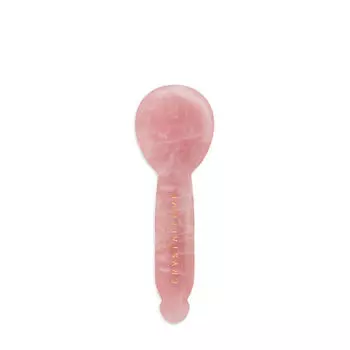 Crystallove Crystal Collection массажер для глаз гуаша из розового кварца рефлексотерапия лица, 1 шт.