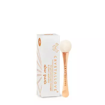 Crystallove Crystalized 3D-массажер для глаз со стразами и крем-аппликатор, 1 шт.