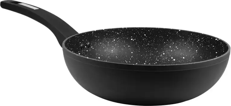 CS Koch-Systeme Wok "Marburg", алюминий, (1 шт.), индукционный 24 см + высота 7,5 см, черный