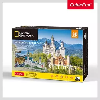 Cubic Fun, 3D-пазл National Geo - Замок Нойшванштайн