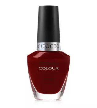 Cuccio 6025, Лак для ногтей бордовый, Red Eye to Shanghai, 13 мл