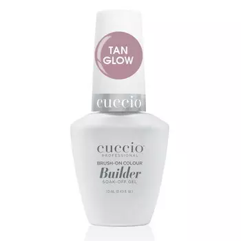 Cuccio, Строительный гель во флаконе с кисточкой, оттенок Tan Glow, 13 мл