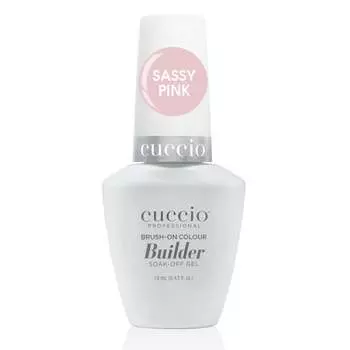 Cuccio, строительный гель во флаконе с кисточкой, дерзкий розовый, 13 мл