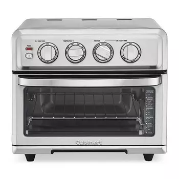 Cuisinart TOA-70 Аэрофритюрница Тостер Жаровня с грилем, серебряный