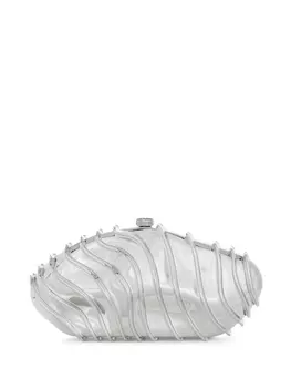 Cult Gaia эзара клатч, серебристый