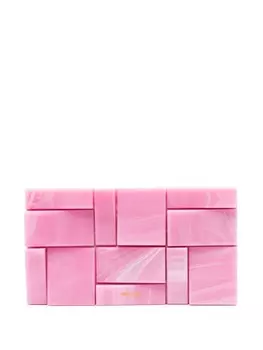 Cult Gaia клатч Galleria, розовый