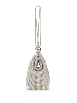 Cult Gaia мини-сумка Rue Wristlet, серебристый