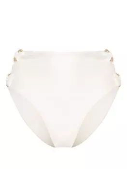 Cult Gaia плавки бикини Pisa с завышенной талией, белый