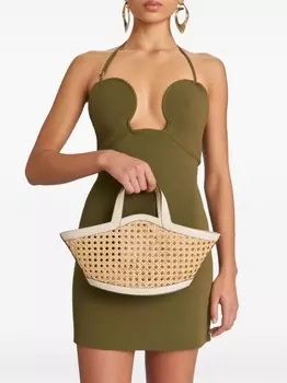 Cult Gaia сумка-тоут Yara размера мини, нейтральный цвет