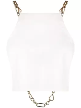 Cult Gaia топ Joey с цепочкой, белый