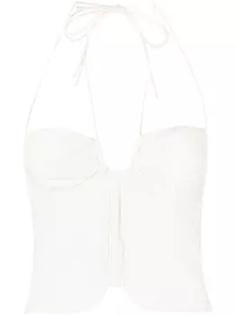 Cult Gaia топ-корсет Habana, белый