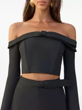 Cult Gaia валя топ, черный