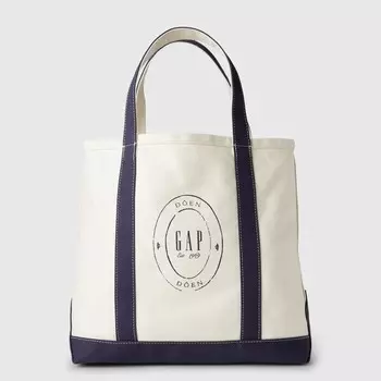 Cумка-Тоут с принтом Gap, белый