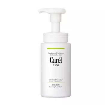 Curel SEBUM TROUBLE CARE Пенка для умывания Sebum Care 150 мл, White