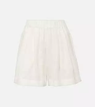 Цюрихские льняные шорты Asceno, Lemon