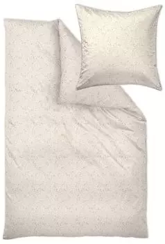 Curt Bauer Mako парчовое дамасское постельное белье Love 155x200 см + 80x80 см телесный