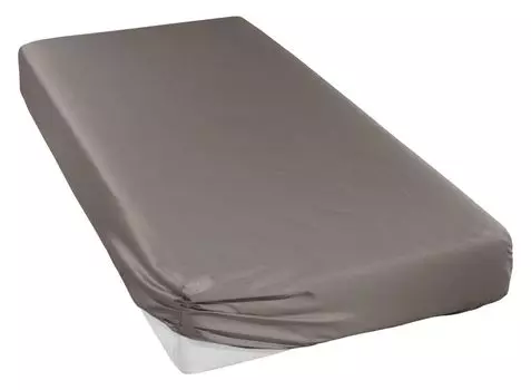 Curt Bauer Простыня Uni-Mako-Satin 1 шт. Простыня ок. 100/200 см 0000-3847 Uni-Mako-Satin Stone.