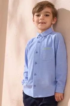 Curtis рубашка с текстурой пике Angel & Rocket, синий