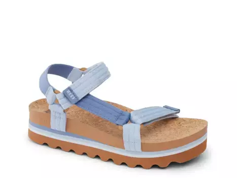 Cushion Rem Hi Platform Сандалии Reef, Blue