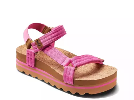 Cushion Rem Hi Platform Сандалии Reef, Pink