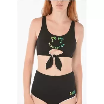 Cut Out Detail WE GET REAL Бикини-топ Diesel, Black