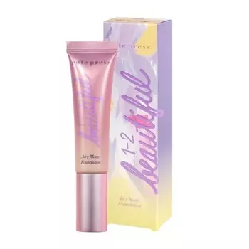 Cute Press 1-2-Beautiful Airy Matte Foundation 30г. 02, Light Beige