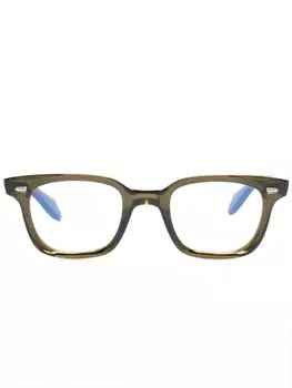 Cutler & Gross очки 9521 в квадратной оправе, коричневый
