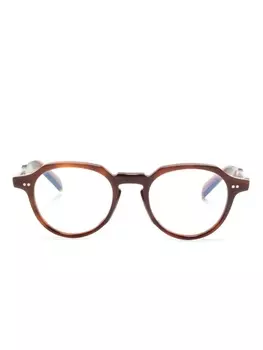 Cutler & Gross очки GR06 в круглой оправе, коричневый