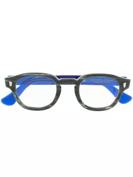 Cutler & Gross очки в круглой оправе, зеленый