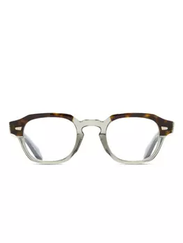 Cutler & Gross очки в квадратной оправе, зеленый