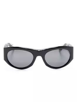 Cutler & Gross солнцезащитные очки 9276 в круглой оправе, черный