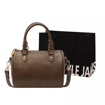 Cwatcun Сумка через плечо из искусственной кожи, стандартная женская, черная/кофейная/коричневая/грязевая