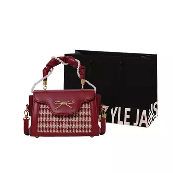 Cwatcun Сумка через плечо из искусственной кожи, стандартные женская, красного цвета, из искусственной кожи/красного флиса