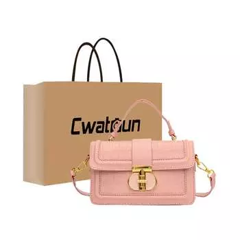 Cwatcun Женская сумка через плечо, Черный