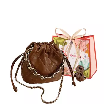 Cwatcun Женская сумка через плечо, Коричневый