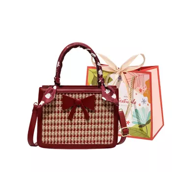 Cwatcun Женская сумка через плечо, Красный