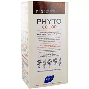 Цвет 7.43 Золотистый Блонд, Phyto