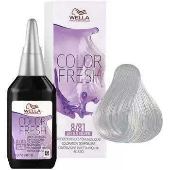 Цвет Fresh Liquid 8/81 Светло-русый жемчужный пепел 75 мл, Wella