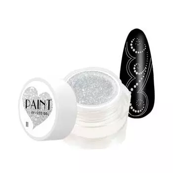 Цвет геля краски - 11 серебро, SUNFLOWER