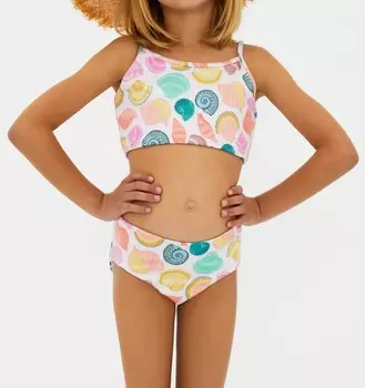 Цвет: топ Little Libbie и купальник Janie Bottom Coastal Jewel Beach Riot