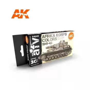 Цвета Африканского корпуса 1941-43 гг., 3rd Gen Acrylic Paint Sets