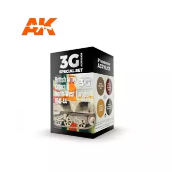 Цвета британской армии Северо-Западной Европы 1941-44 гг., 3rd Gen Acrylic Paint Sets